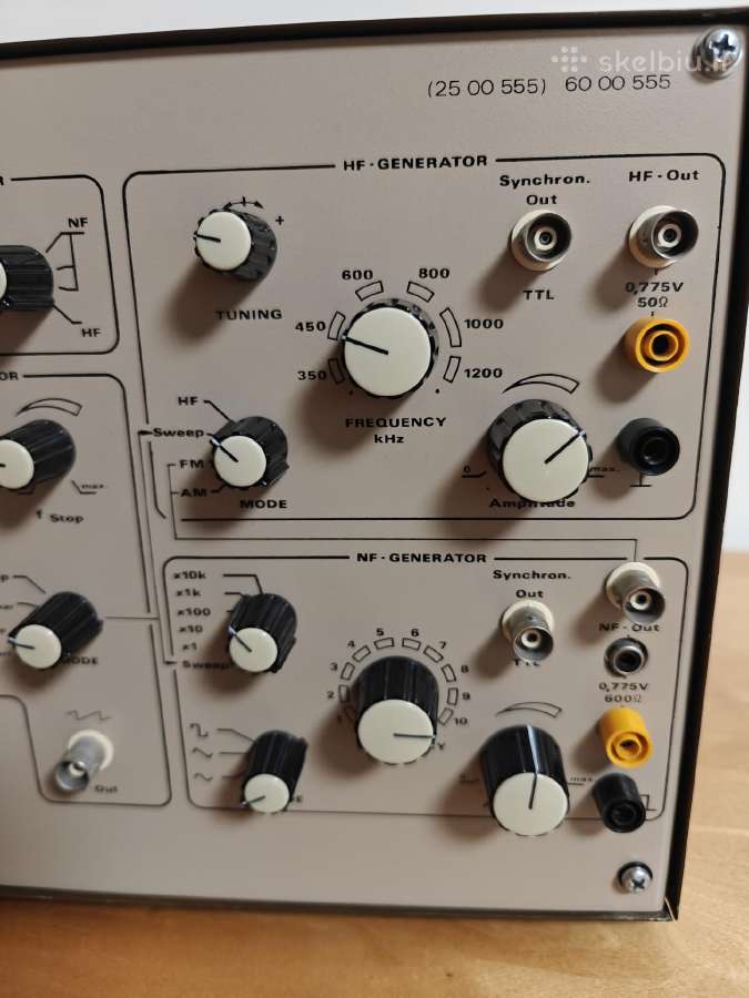 Daugiafunkcinis audio/ radijo generatorius Elwe - nuotraukos Nr. 6