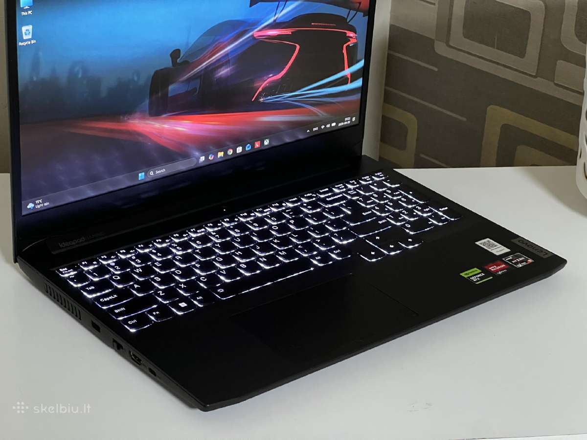 Parduodamas Ideapad su Rtx 2050, Ryzen 5, 144hz. - nuotraukos Nr. 3