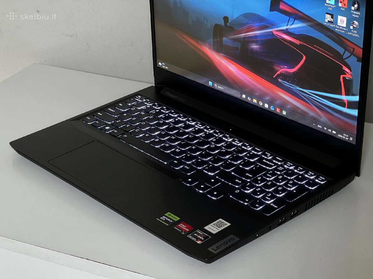 Parduodamas Ideapad su Rtx 2050, Ryzen 5, 144hz. - nuotraukos Nr. 4