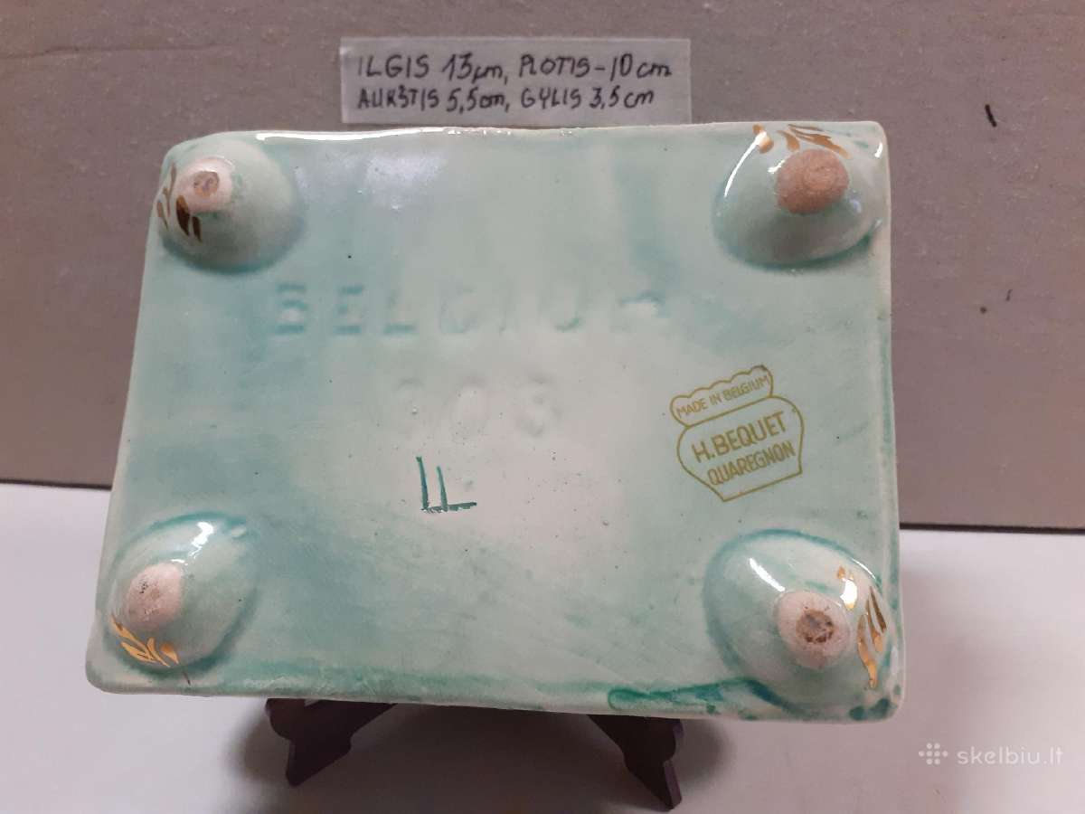 Hubert Bequet (Quaregnon, Belgija) dėžutė 1955m. - nuotraukos Nr. 10