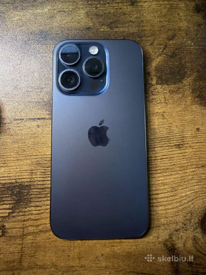iPhone 15 Pro 128gb Blue Titanium - nuotraukos Nr. 4