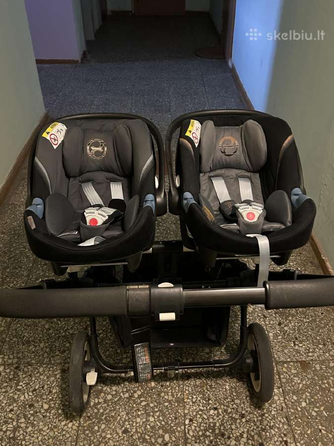 Bugaboo Donkey Twins vežimėlis + autokėdutės - nuotraukos Nr. 5