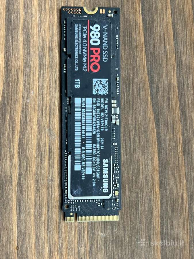 SSD 1tb Samsung 1tb Crucial - nuotraukos Nr. 3