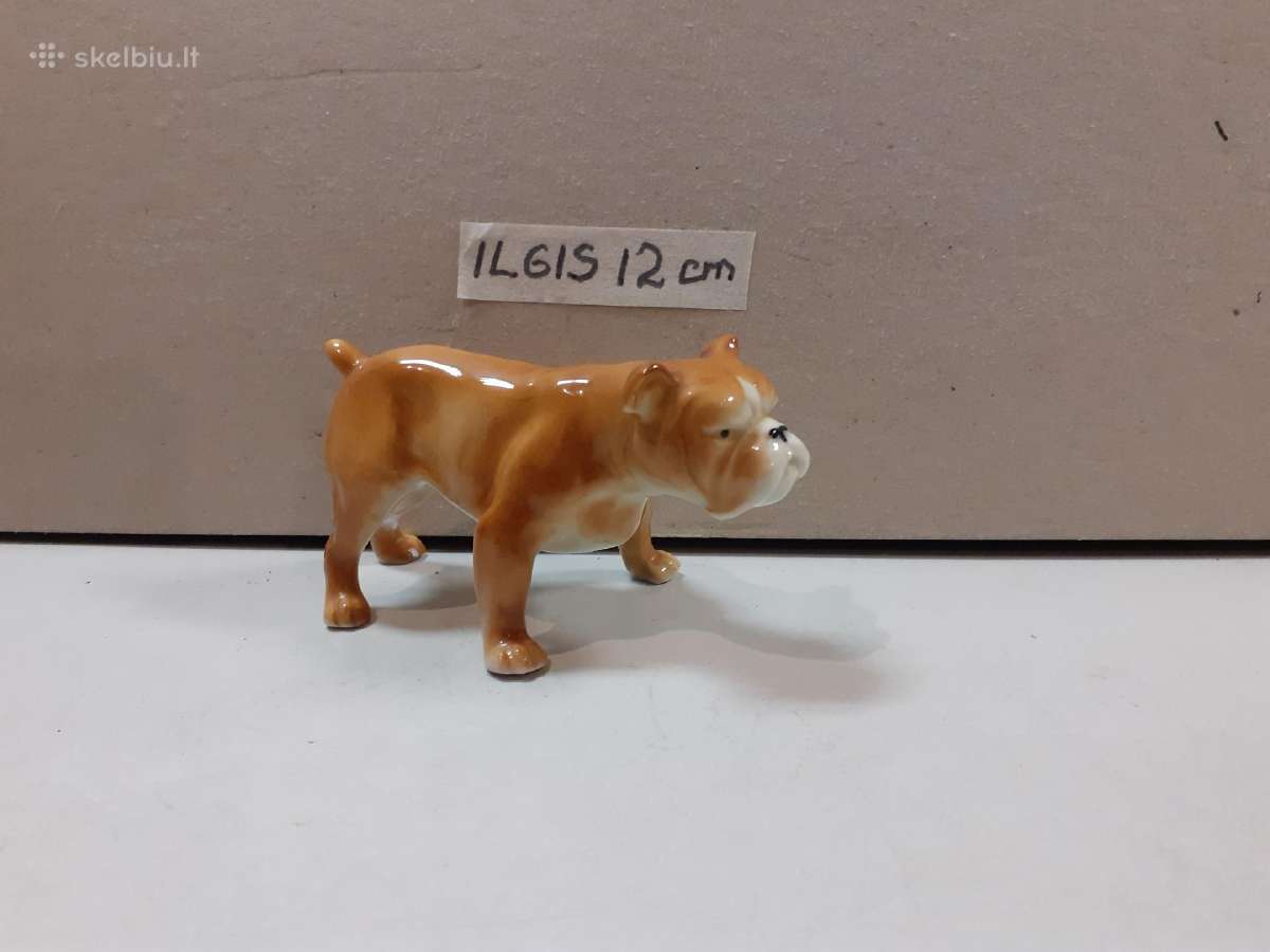 Kolekcinė porcelianinė anglų buldogo figūrėlė. - nuotraukos Nr. 6