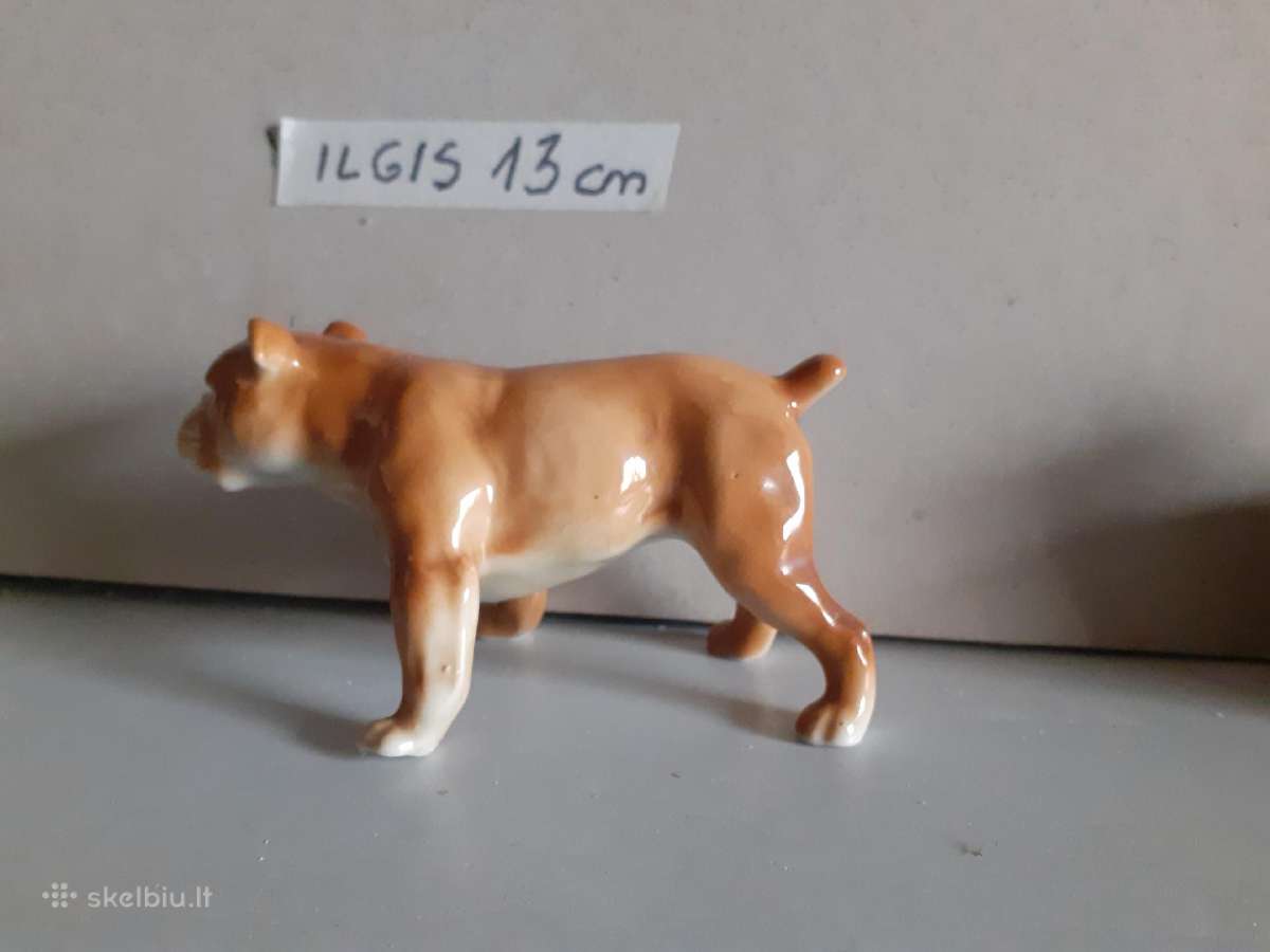 Kolekcinė porcelianinė anglų buldogo figūrėlė. - nuotraukos Nr. 7