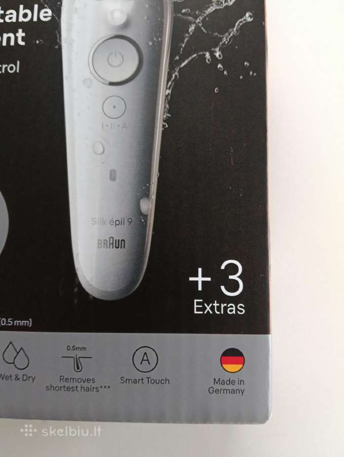 Braun Silk epil 9 epiliatorius Naujas - nuotraukos Nr. 2