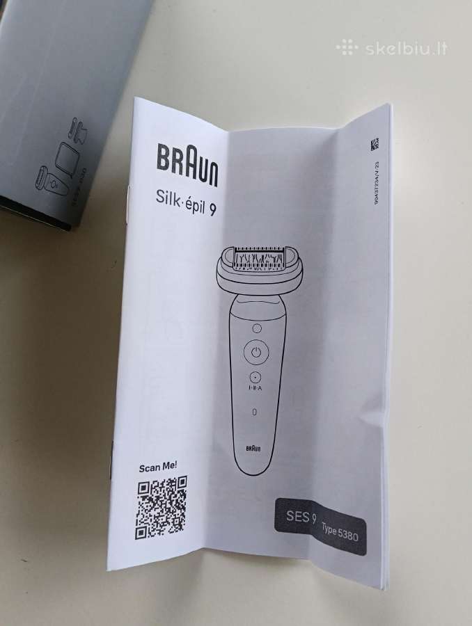 Braun Silk epil 9 epiliatorius Naujas - nuotraukos Nr. 11