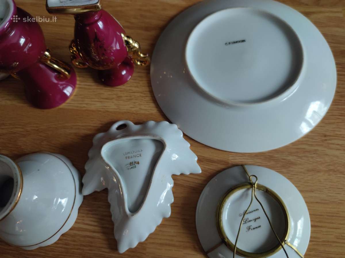 Prancūziškos Limoges lėkštutės, vazelės ir kita - nuotraukos Nr. 7