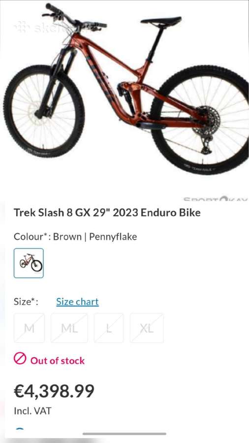 Trek Slash 8 5 gen. L 29 MTB full suspension - nuotraukos Nr. 20
