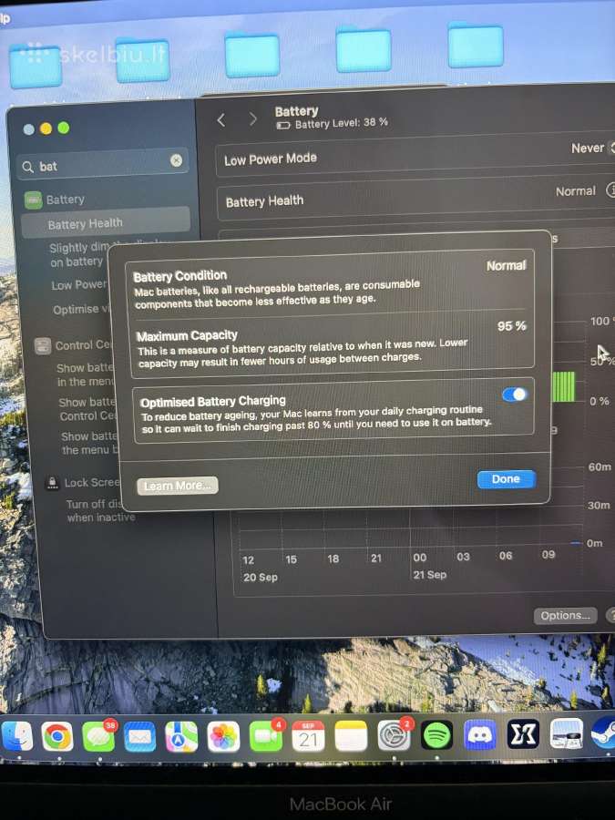 MacBook Air M1 13 2020 8gb / 256gb - nuotraukos Nr. 4