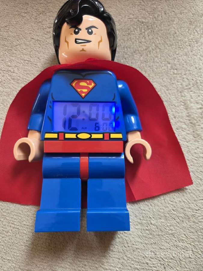 Lego Dc Super Heroes Superman figūrėlė - laikrodis - nuotraukos Nr. 2