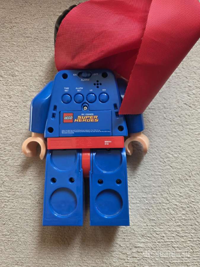 Lego Dc Super Heroes Superman figūrėlė - laikrodis - nuotraukos Nr. 3