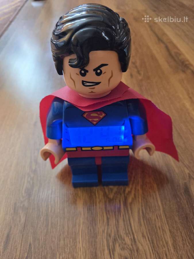 Lego Dc Super Heroes Superman figūrėlė - laikrodis - nuotraukos Nr. 5
