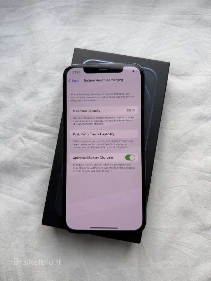iPhone 12 Pro 128gb Blue - nuotraukos Nr. 5