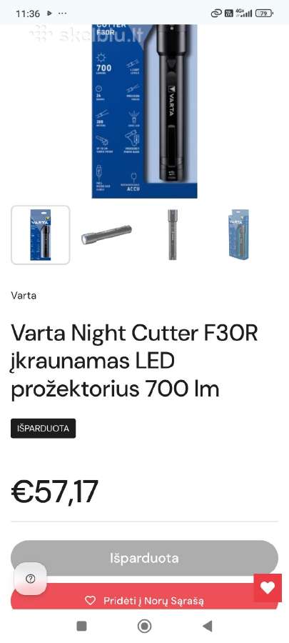 Prožektorius - nuotraukos Nr. 3