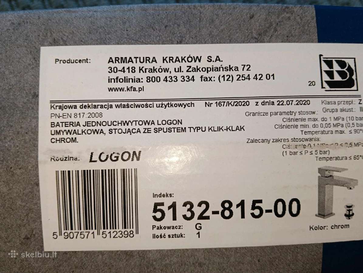 Kfa Armatura Praustuvo maišytuvas kokybiškas - nuotraukos Nr. 3