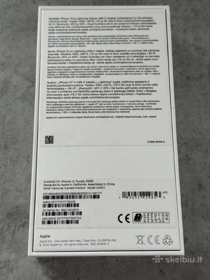 iPhone 12 64gb - nuotraukos Nr. 8