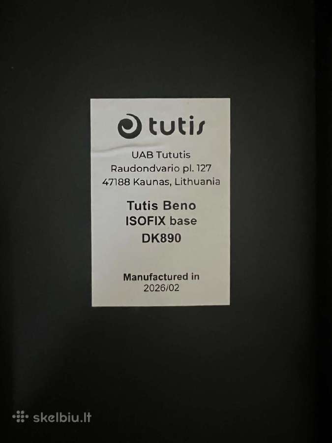 Tutis Beno 360 autokedutė - nuotraukos Nr. 9