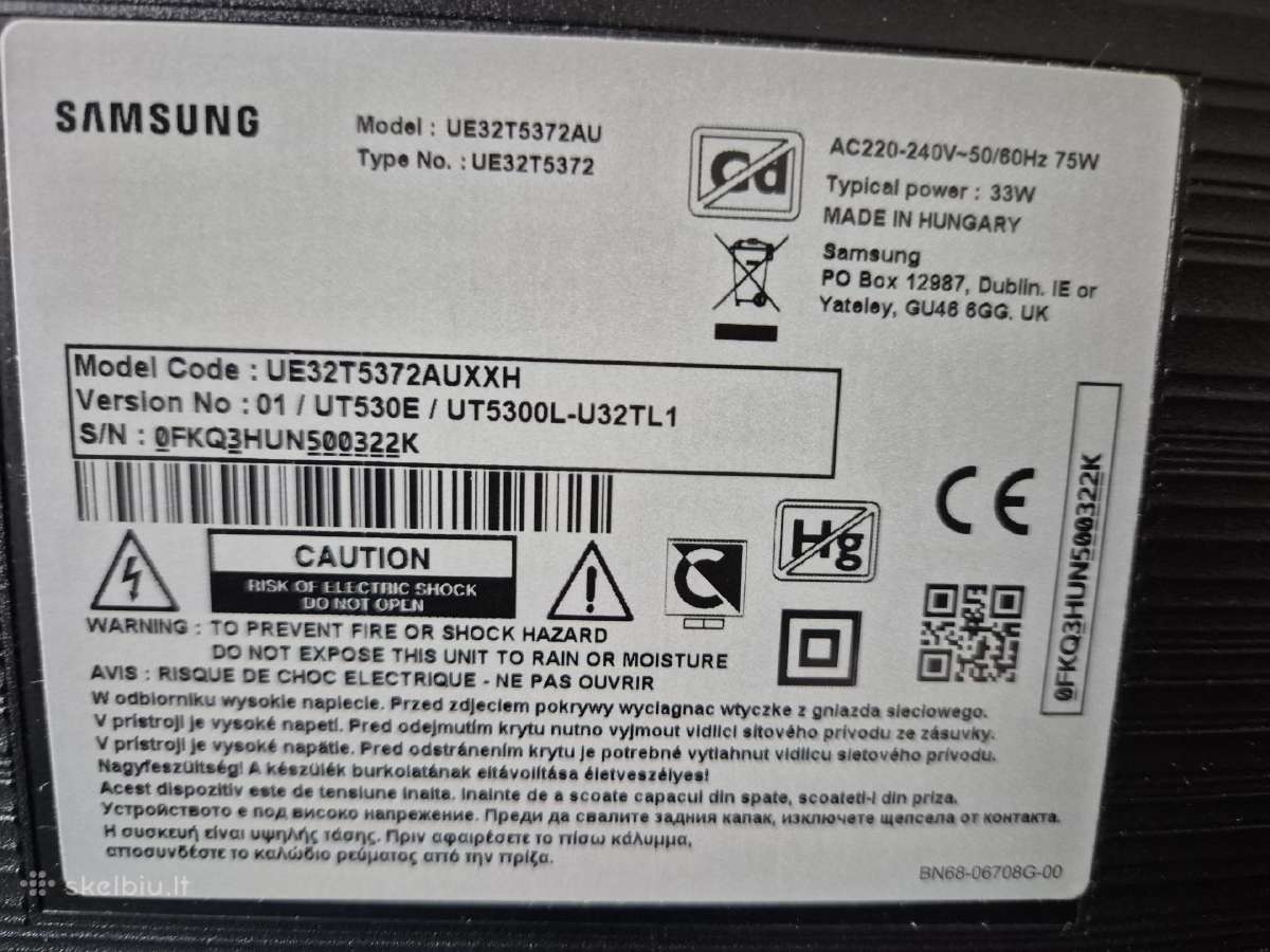 TV samsung - nuotraukos Nr. 2