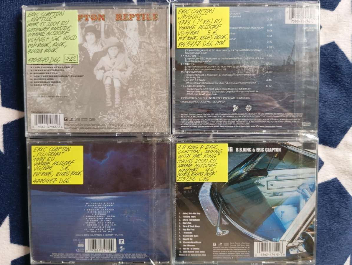 Eric Clapton CD - nuotraukos Nr. 2