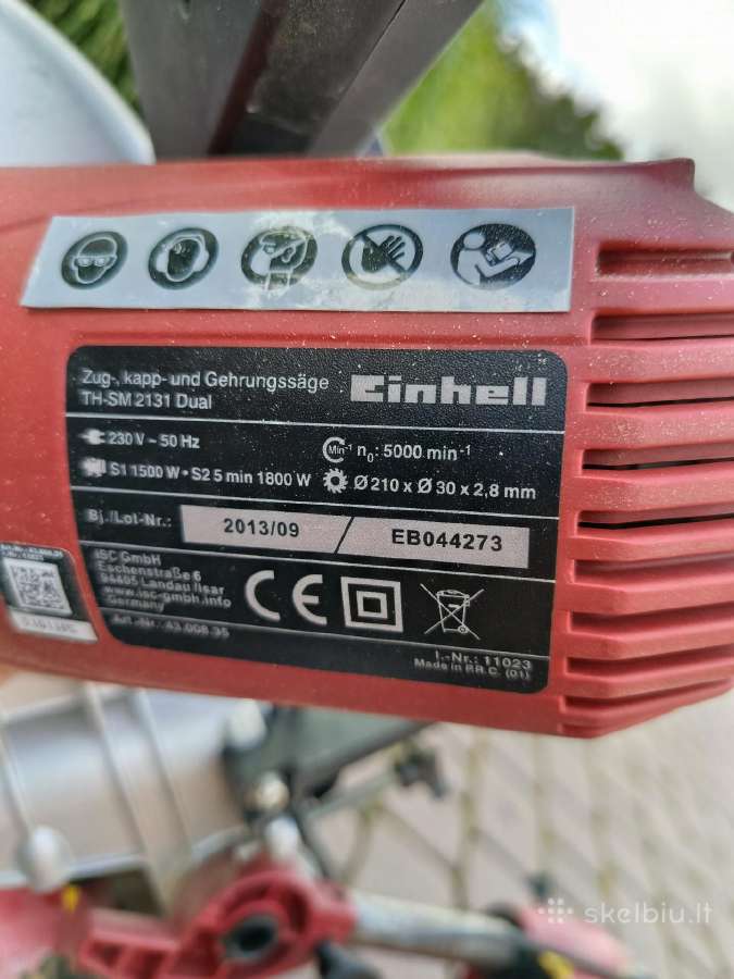 Einhell skersavimo stakles - nuotraukos Nr. 3
