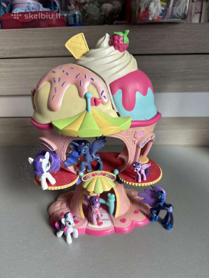 My Little Pony ledų pilis / namelis + 6 poniai - nuotraukos Nr. 2