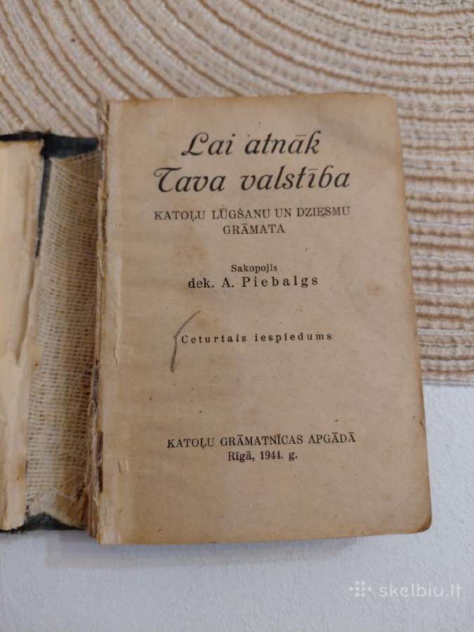 Maldaknygė latvių kalba 1944m. - nuotraukos Nr. 2