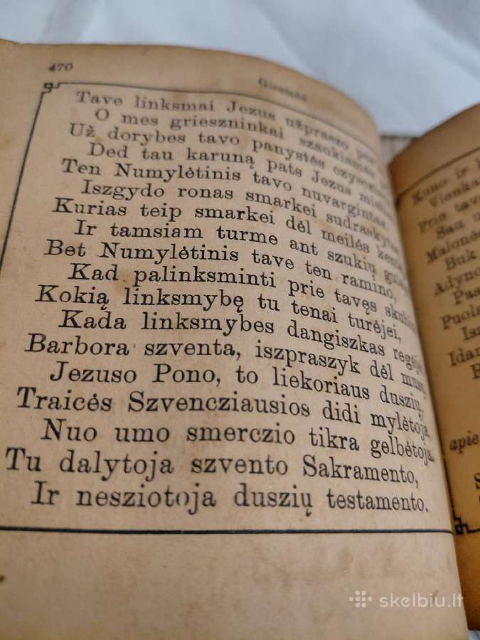 Maldaknygė labai sena - nuotraukos Nr. 3