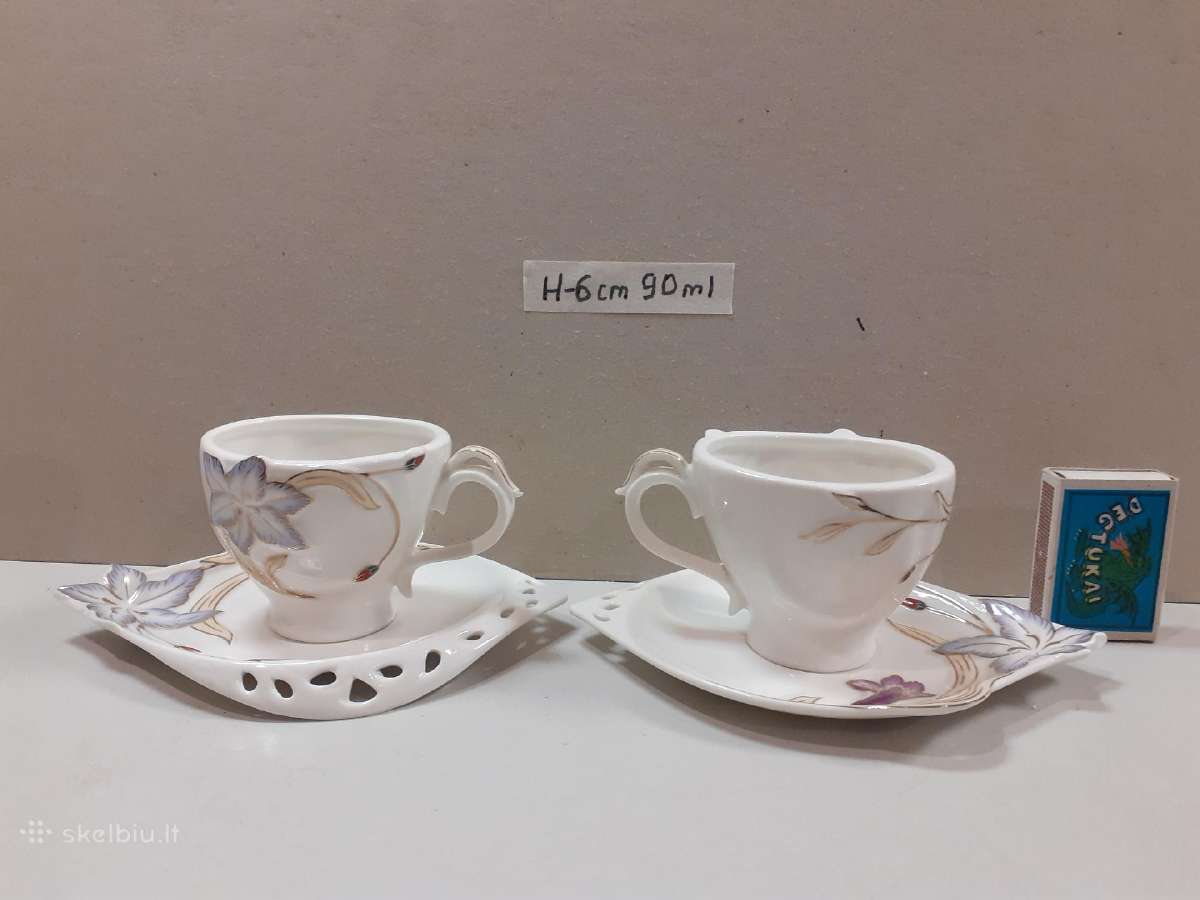 Porcelianiniai puodeliai iš Art Collection. - nuotraukos Nr. 8