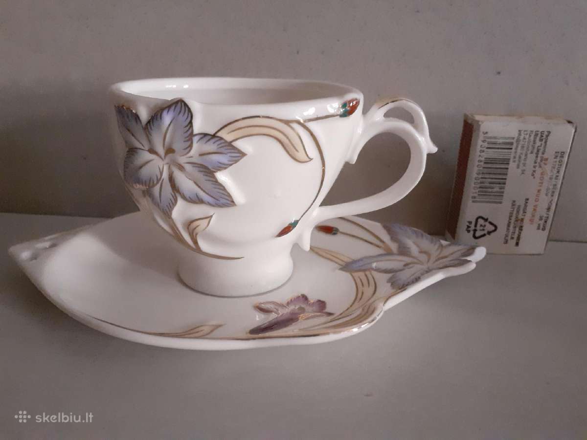 Porcelianiniai puodeliai iš Art Collection. - nuotraukos Nr. 14