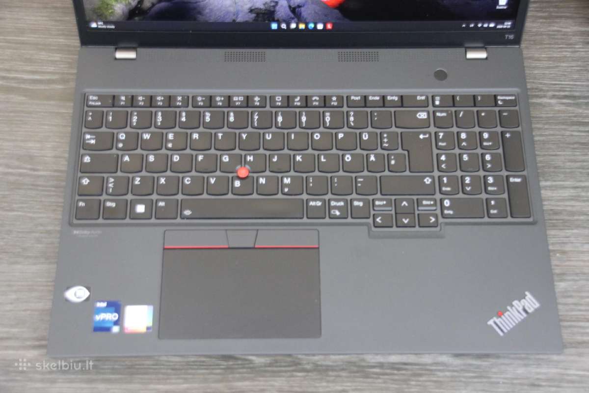 Lenovo Thinkpad T16 2k 16 colių i5 24gb 512ssd - nuotraukos Nr. 2