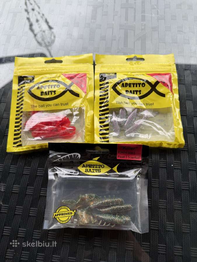 Žvejybiniai guminiai masalai Apetito Baits - nuotraukos Nr. 12