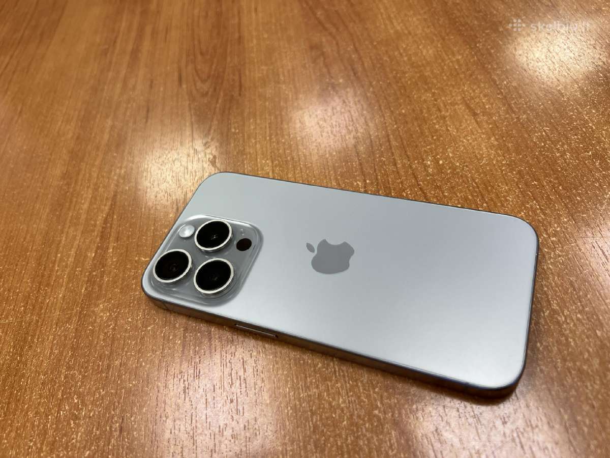 Apple iPhone 15 Pro 128 GB (naudotas) - nuotraukos Nr. 12