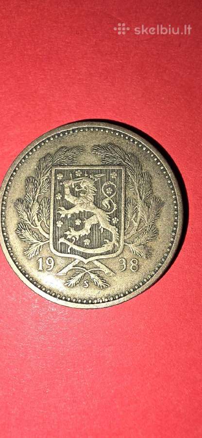 Suomija 5 markės 1938 - nuotraukos Nr. 2