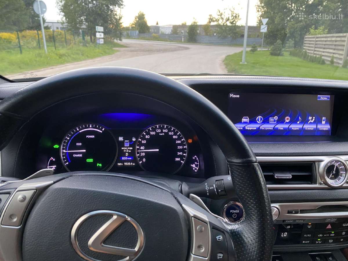Lexus Gs 450 h F-sport - nuotraukos Nr. 9