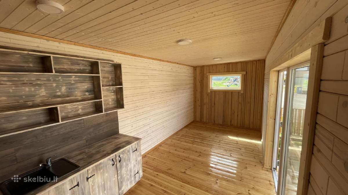 Medinis Sodo Namelis 22 m² + 15,6 m² dengta terasa - nuotraukos Nr. 7