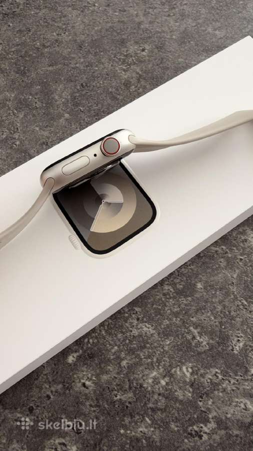 Parduodu Apple Watch 9 GPS + Cellular (esim) - nuotraukos Nr. 3