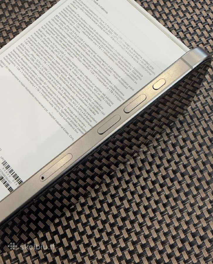 Naudotas Apple iPhone 15pro 256gb - nuotraukos Nr. 3