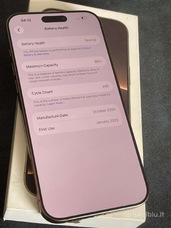 iPhone 16 pro max - nuotraukos Nr. 2