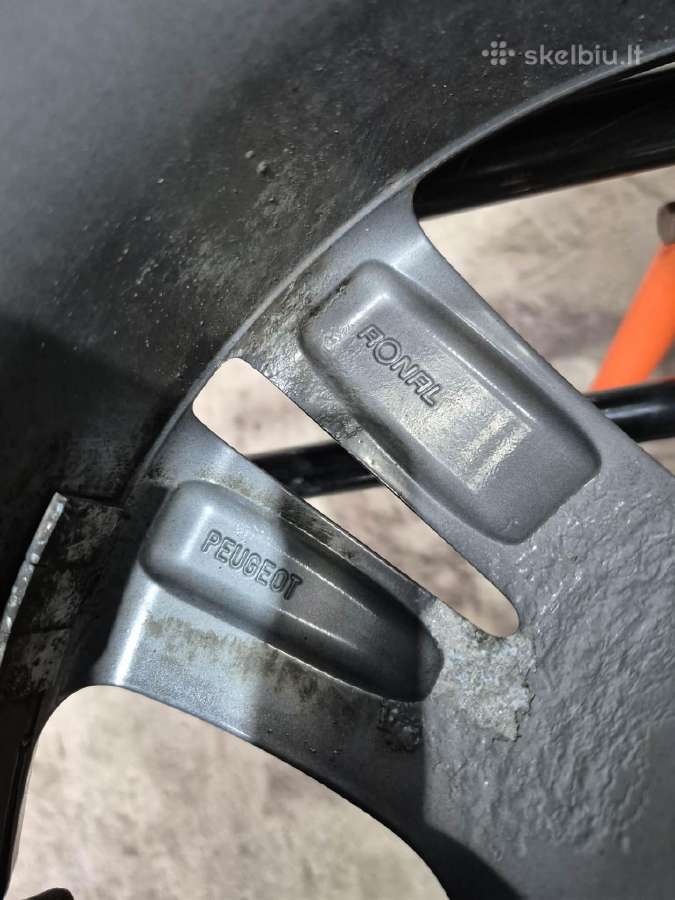 Peugeot r16 diskai Su zieminem padangom - nuotraukos Nr. 5
