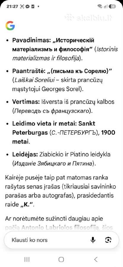 Istorinis materializmas ir filosofija - nuotraukos Nr. 7