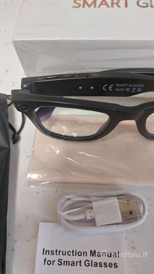 Nauji išmanieji akiniai Smart Glasses W610 - nuotraukos Nr. 3