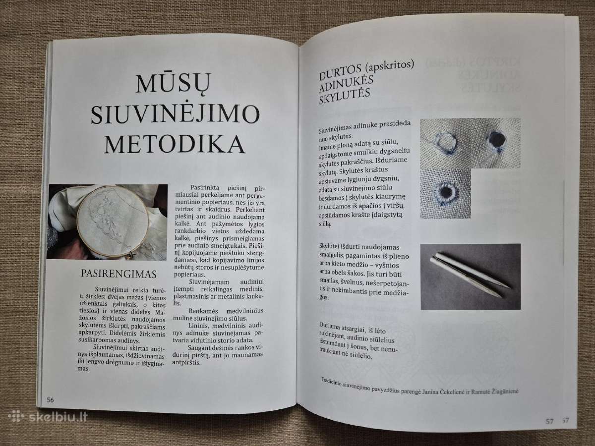 Aukštaitijos tautinių marškinių siuvinėjimas - nuotraukos Nr. 6