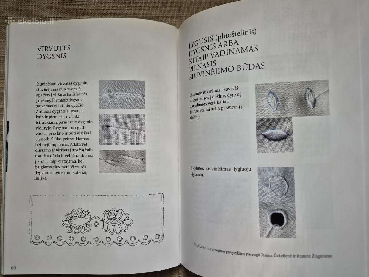 Aukštaitijos tautinių marškinių siuvinėjimas - nuotraukos Nr. 8