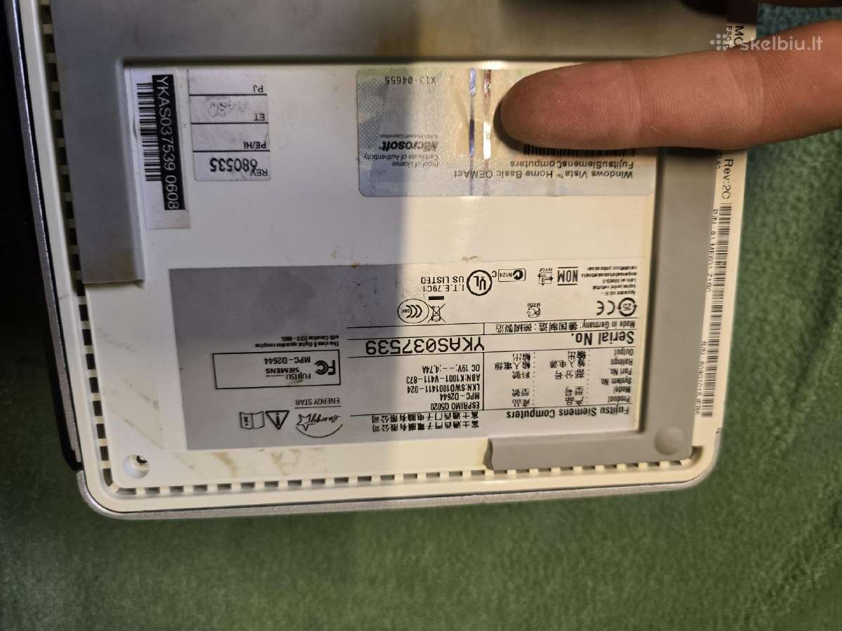 Fujitsu Siemens Esprimo mini desktop kompiuteris - nuotraukos Nr. 3