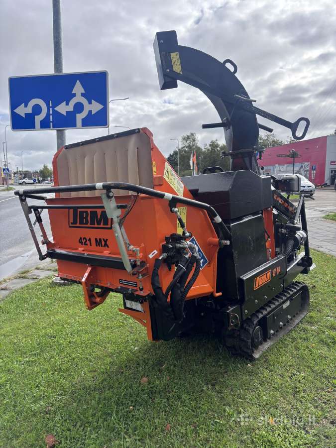 Profesionalus šakų smulkintuvas Jbm 421mx - nuotraukos Nr. 6