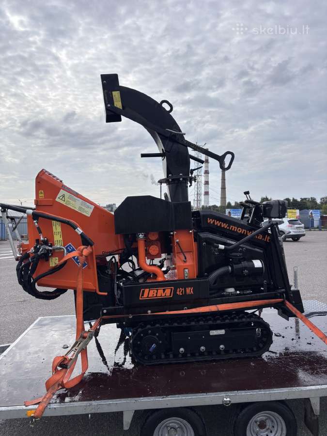 Profesionalus šakų smulkintuvas Jbm 421mx - nuotraukos Nr. 7