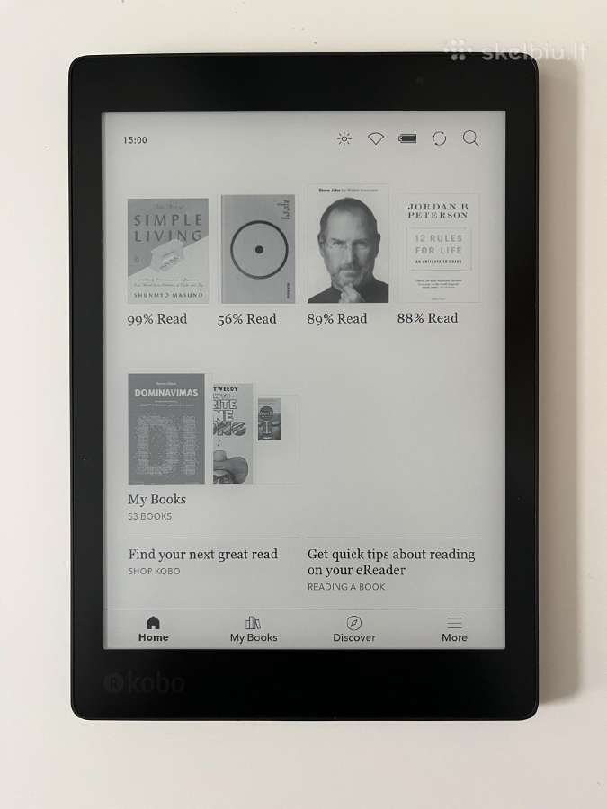 Kobo Aura One elektroninė skaityklė - nuotraukos Nr. 2