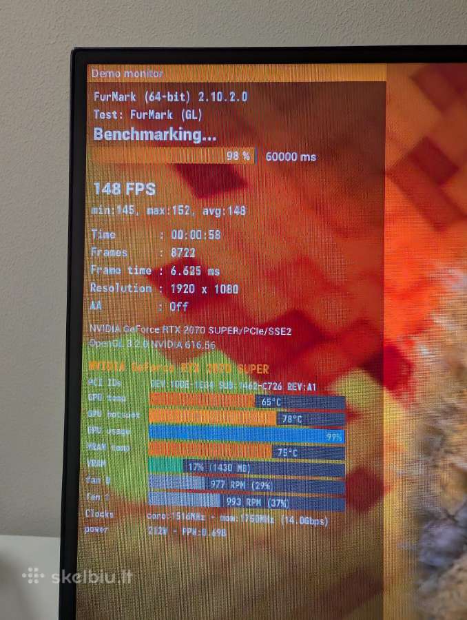 Rtx 2070 Super 8gb Msi - nuotraukos Nr. 9