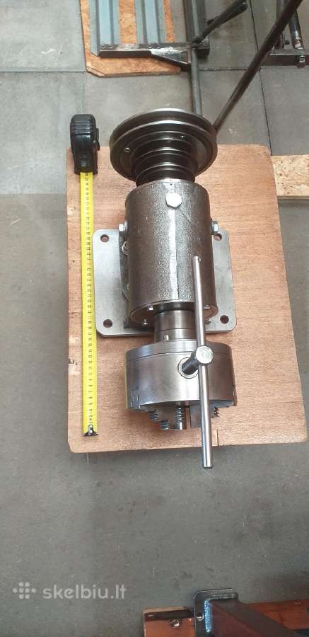 Metalo tekinimo stakles su 160 mm griebtuvu - nuotraukos Nr. 2